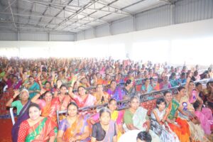 crowd at ceremony